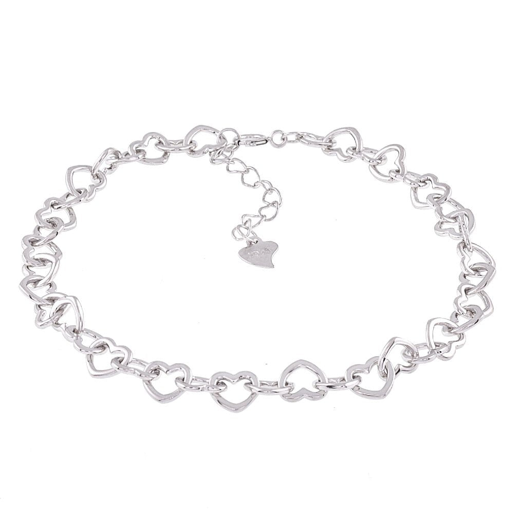 B1027 Hearts Bracelet - Selah925.com