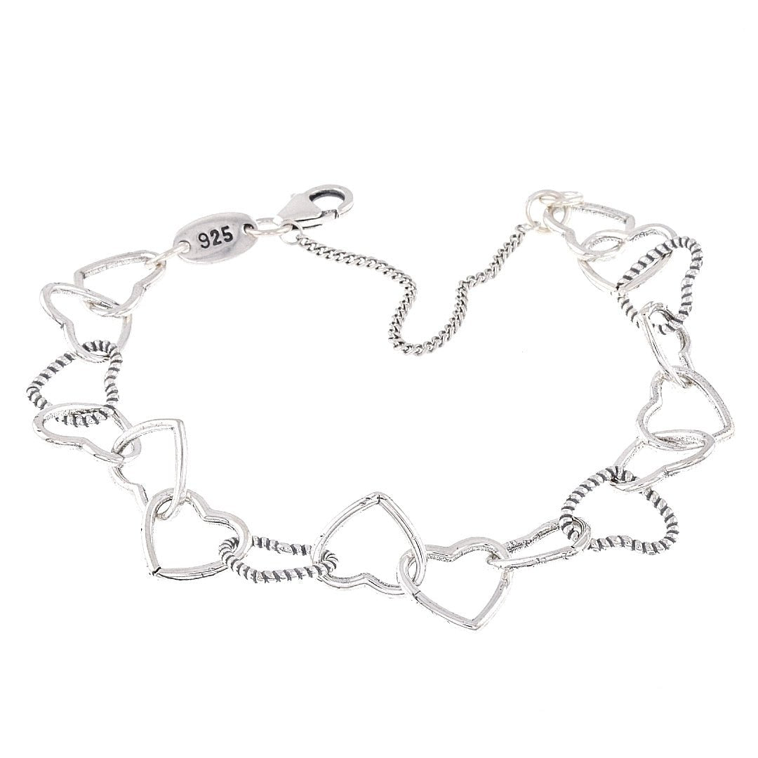 B2013 Heart Bracelet - Selah925.com