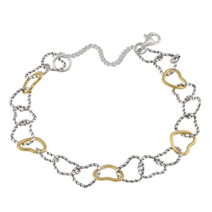 B4003 Heart Bracelet - Selah925.com