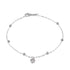 B5010 Heart Rhodium Bracelet - Selah925.com