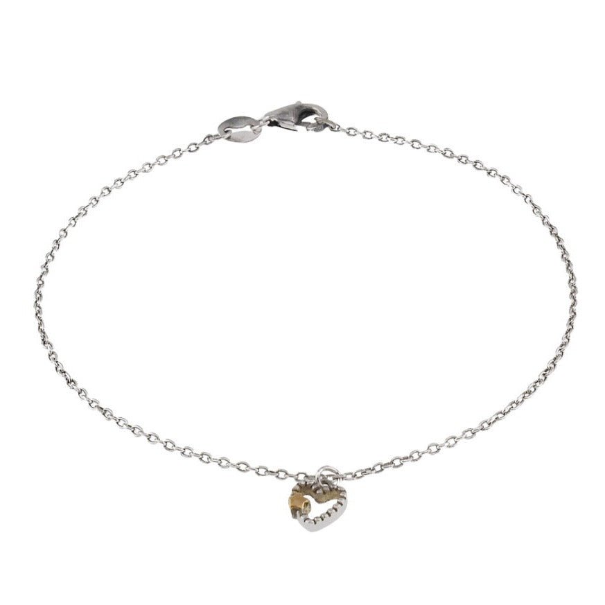 B5016 Heart Bracelet - Selah925.com