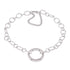 B5021r Rhodium Circle Bracelet - Selah925.com