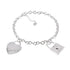 B7050 T Heart Bracelet - Selah925.com