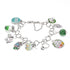 BC2013 Green Charm Bracelet - Selah925.com