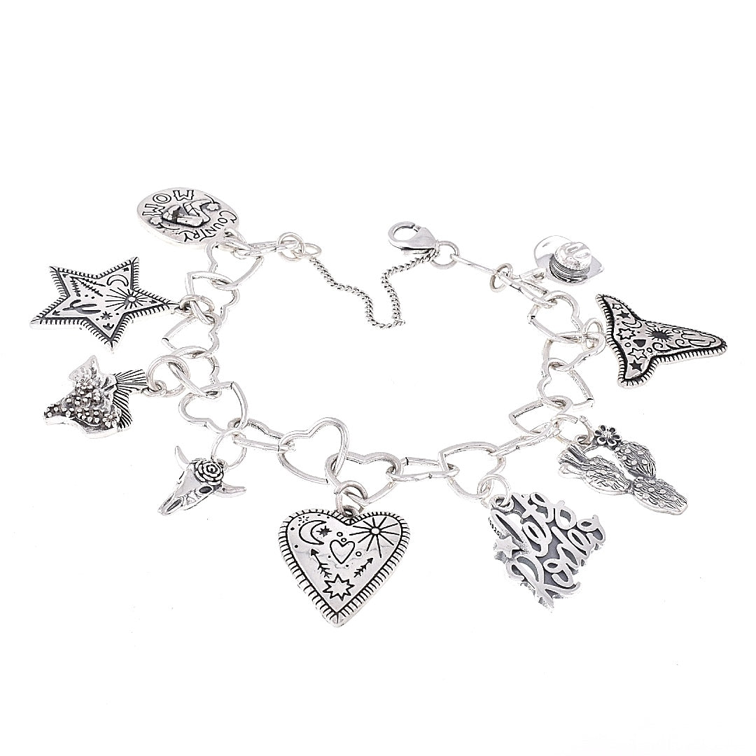 BC2014 Rodeo Charm Bracelet - Selah925.com