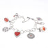 BC2017 Red Charm Bracelet - Selah925.com