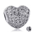 C8003 Heart CZ Charm - Selah925.com