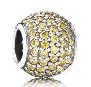 C8143 Yellow Cz Charm - Selah925.com