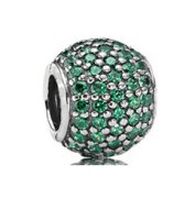 C8145 Green Cz Charm - Selah925.com