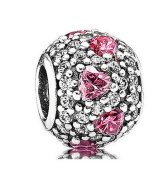 C8154 Pink Cz Charm - Selah925.com