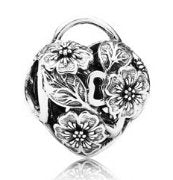 C8183 Flower Lock Charm - Selah925.com