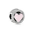 C8236 Pink Heart Charm - Selah925.com