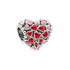 C8254 Red & Pink Hearts Charm - Selah925.com