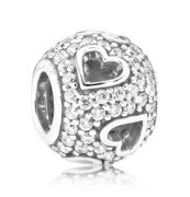 C8262 White Stone Charm - Selah925.com