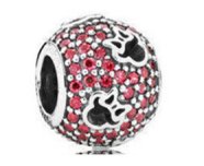 C8268 Minni Red Cz Charm - Selah925.com