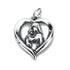 CP2036 Mom Heart Charm - Selah925.com