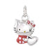 CP2040 Kitty Retro Rhodium Charm - Selah925.com