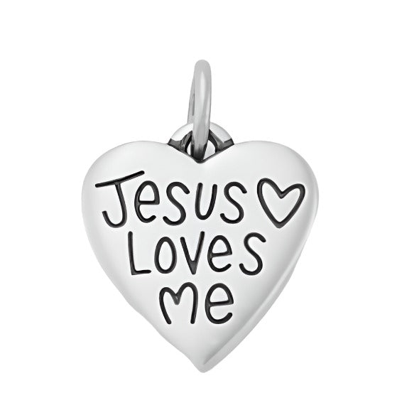 CP2053 Jesus Love Me Charm - Selah925.com