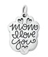 CP2056 Rhodium Plated Charm - Selah925.com