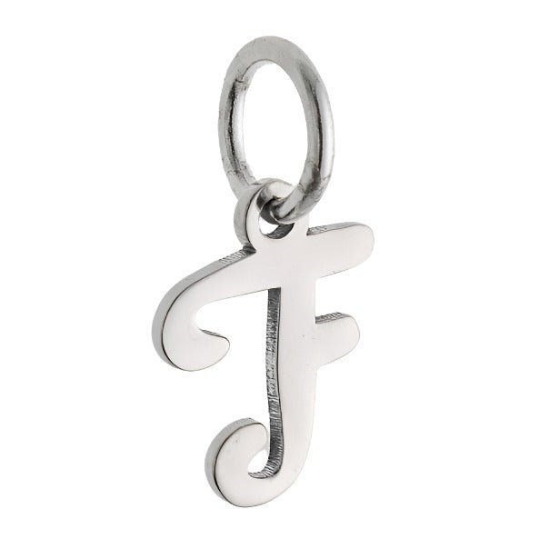 CP2066 Letter Charm f - Selah925.com