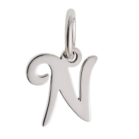 CP2066 Letter Charm n - Selah925.com