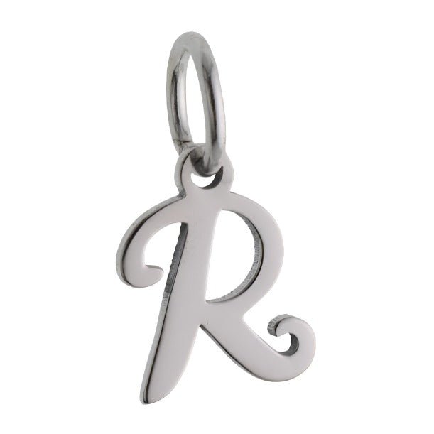 CP2066 Letter Charm r - Selah925.com