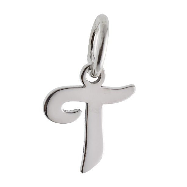 CP2066 Letter Charm t - Selah925.com