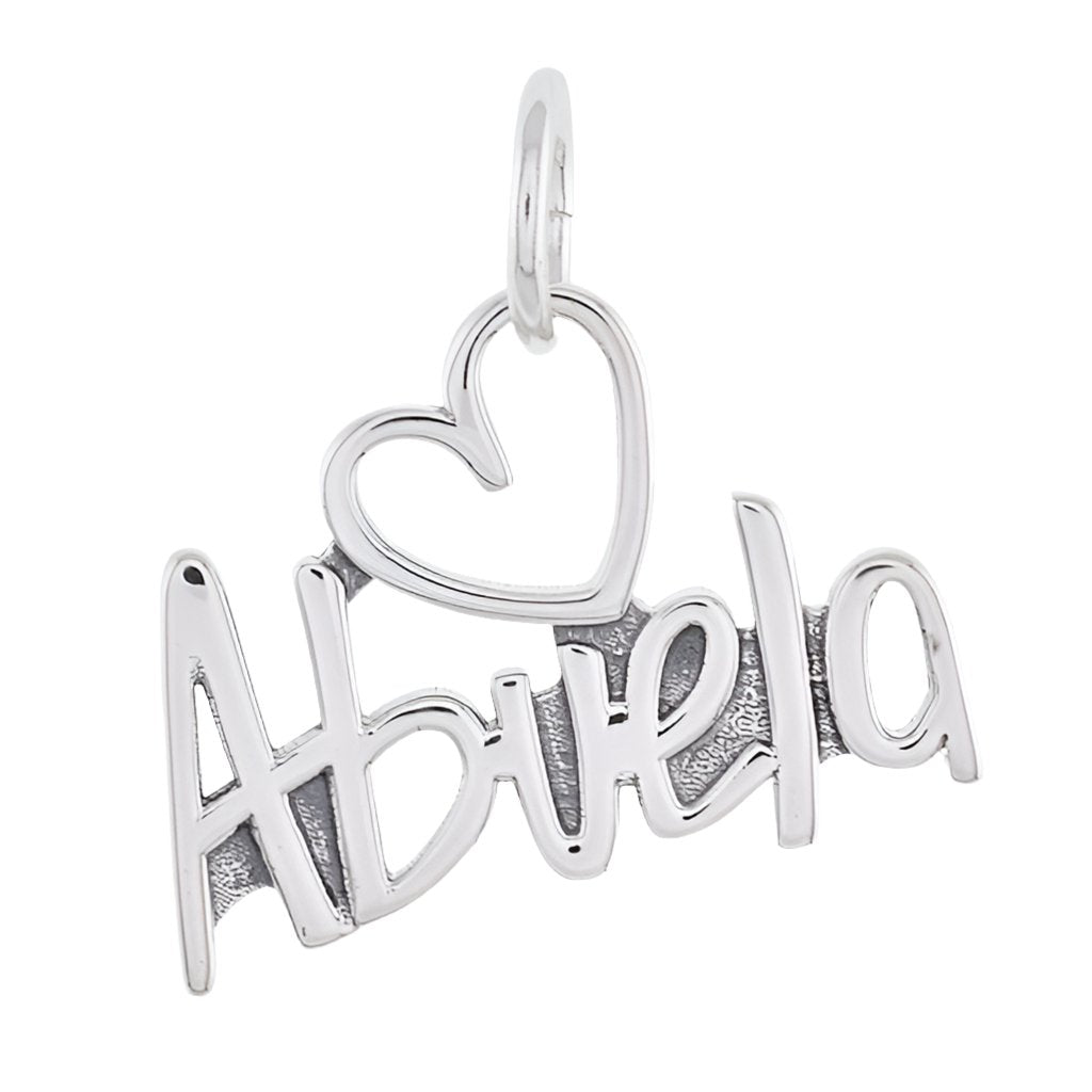 CP2076 Abuela Heart Charm - Selah925.com