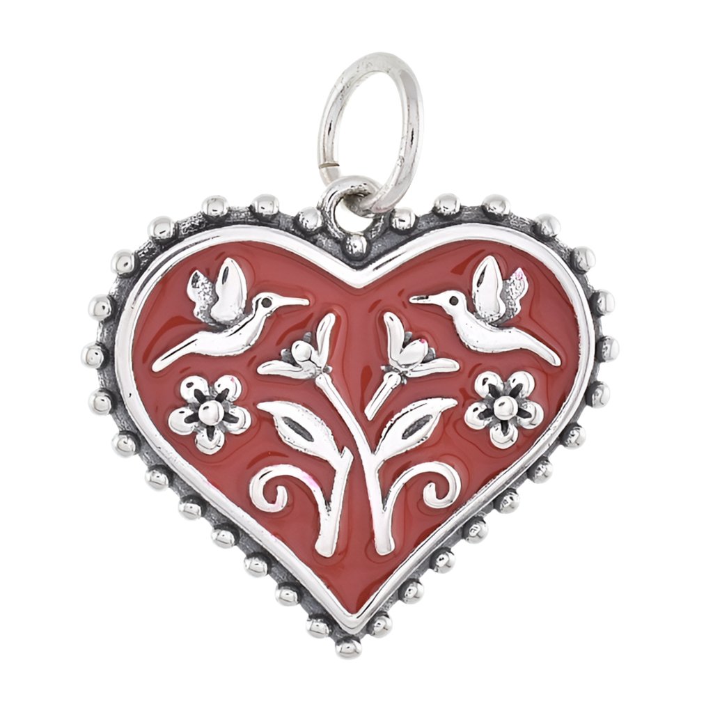 CP2080 Red Heart Charm - Selah925.com