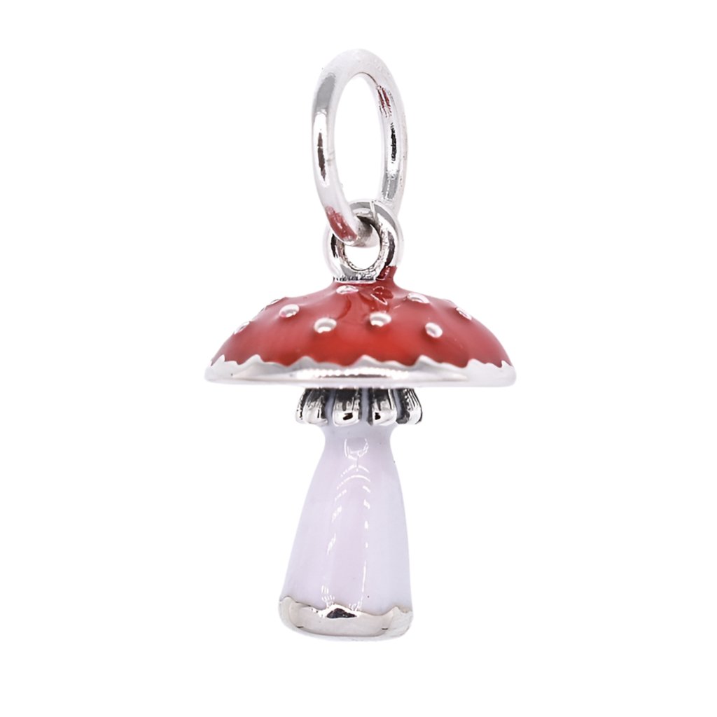 CP2104 Red Mushroom Charm - Selah925.com