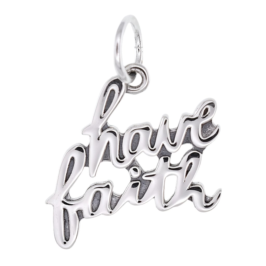 CP2124 Have Faith Charm - Selah925.com