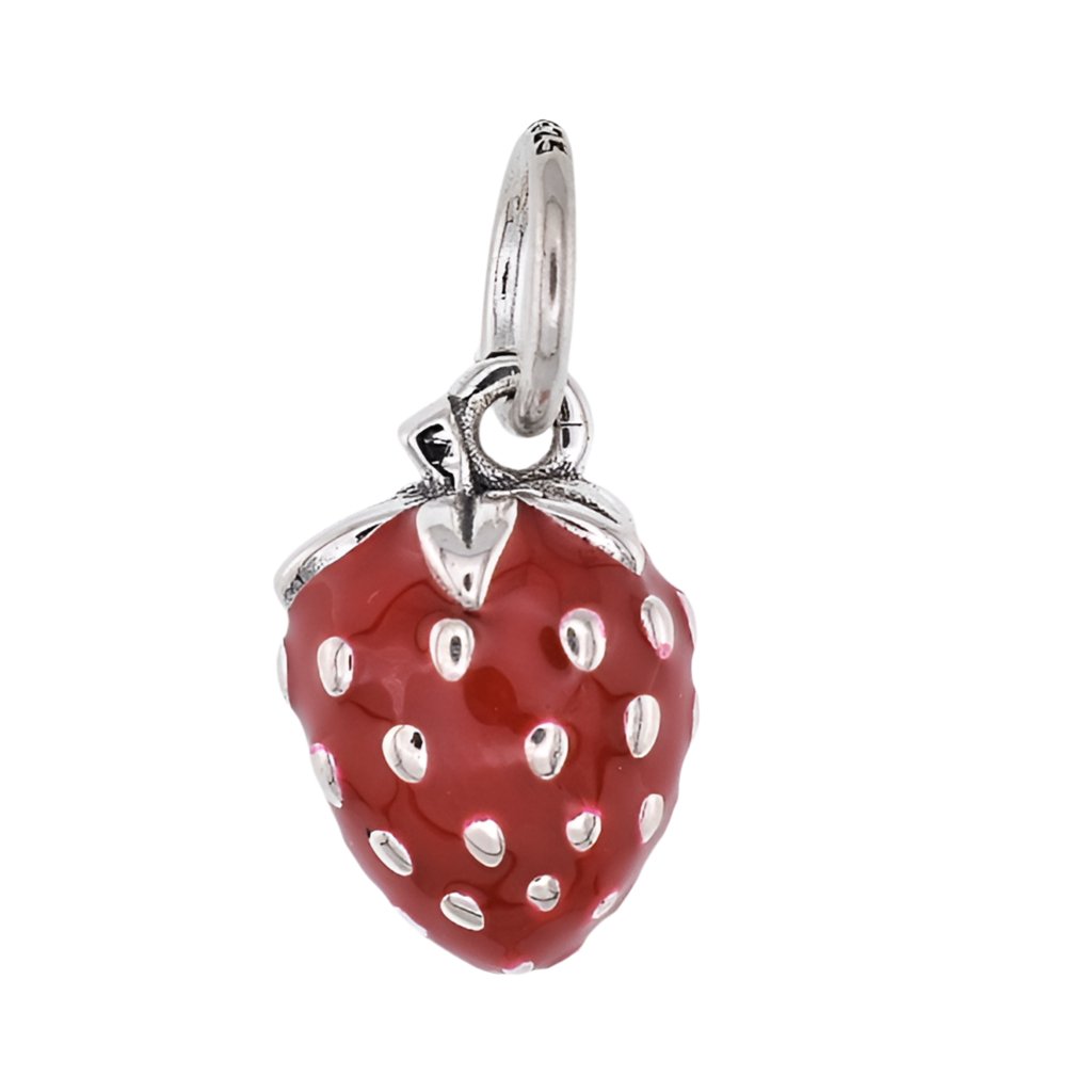 CP2125 Red Strawberry Charm - Selah925.com