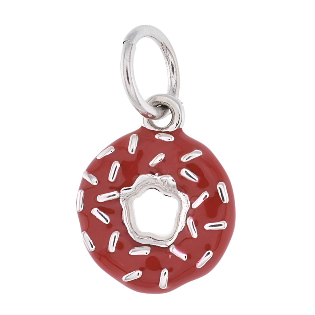 CP2134 Red Donut Charm - Selah925.com