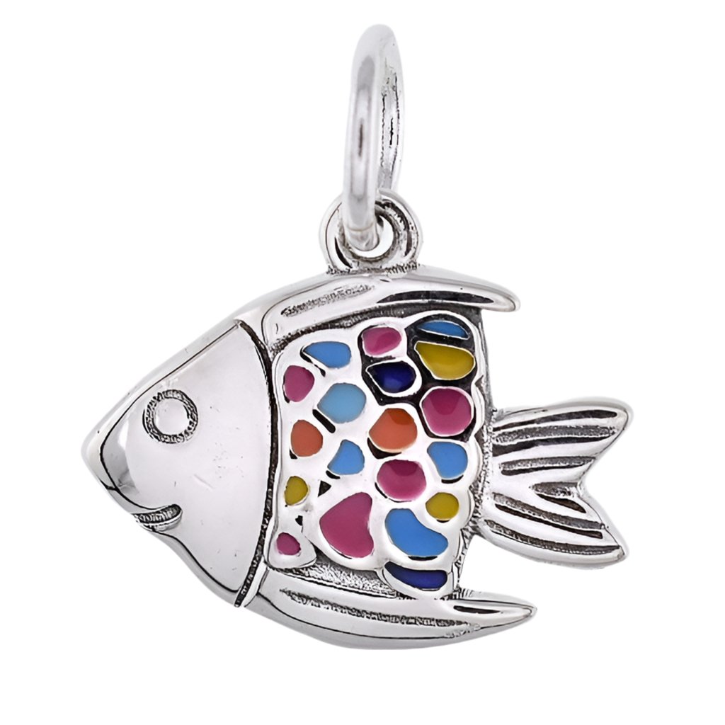 CP2135 Colorful Fish Charm - Selah925.com