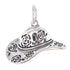 CP2142 Cowgirl Hat Charm - Selah925.com