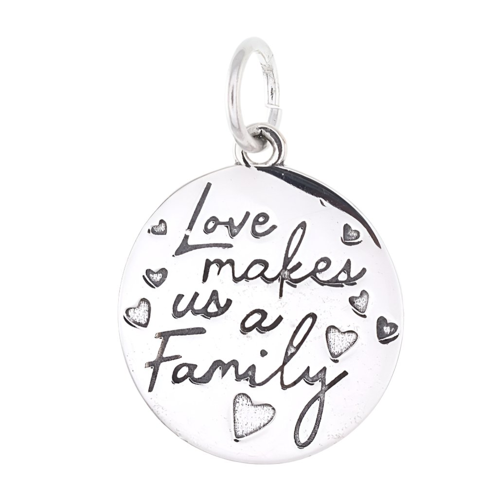 CP2177 Loves Makes Us A Family Charm - Selah925.com