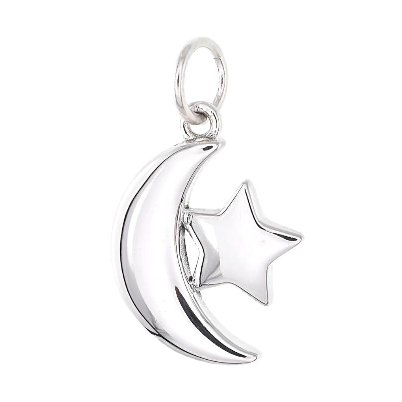 CP2179 Moon Star Charm - Selah925.com