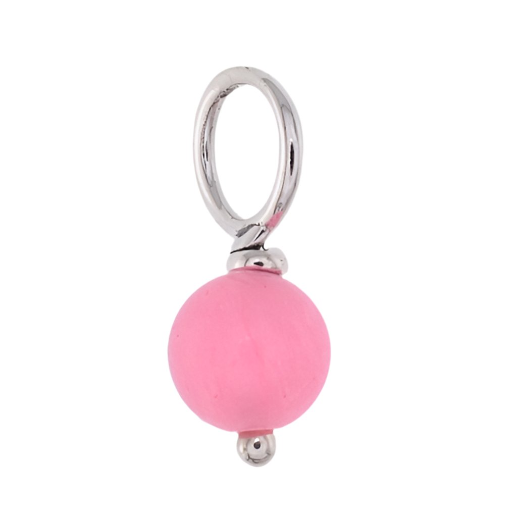 CP2181 Pink Stone Charm - Selah925.com