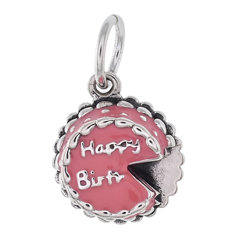 CP2185 Pink Cake Charm - Selah925.com