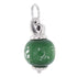 CP2194 Green Heart Glass Charm - Selah925.com