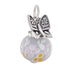 CP2197 Pink Butterfly Glass Charm - Selah925.com