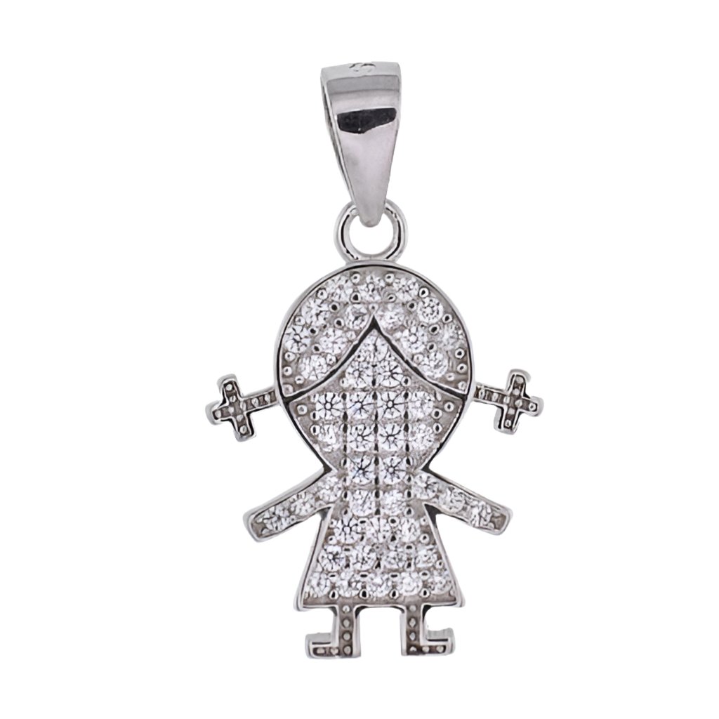 CP3045 Girl Pendant - Selah925.com