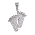 CP3047 Feet Pendant - Selah925.com