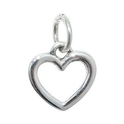 CP3054 Open Wire Heart Charm - Selah925.com