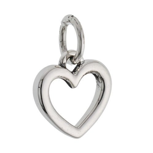 CP3054 Open Wire Heart Charm - Selah925.com