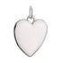 CP3056 Heart Rhodium Charm - Selah925.com