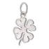 CP3057 Four Leaf Clover Rhodium Charm - Selah925.com