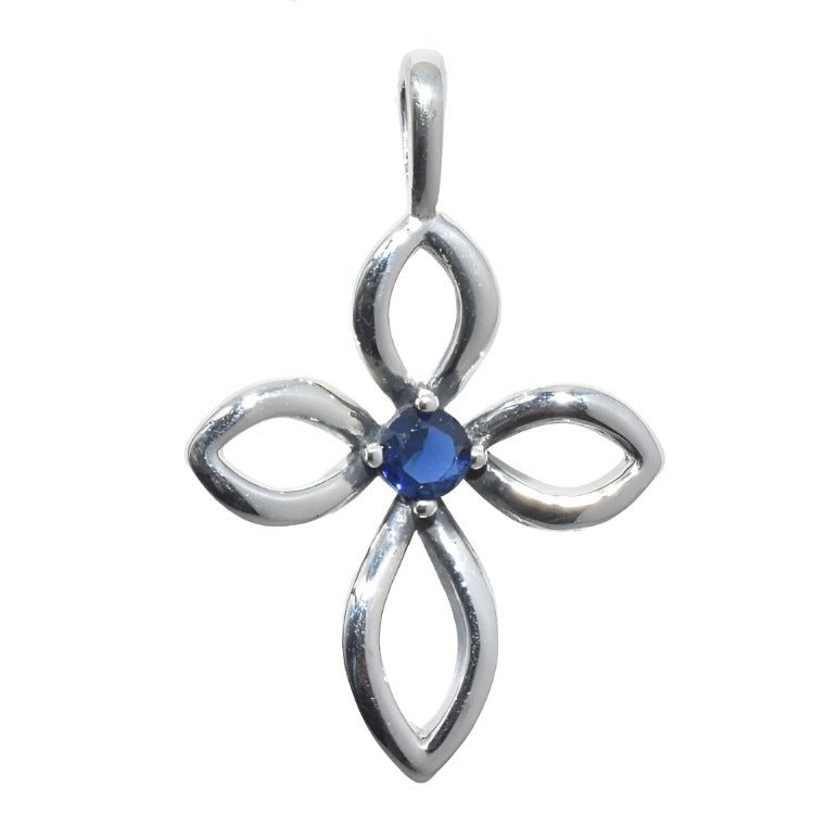 CP3060 Blue Stone pendant - Selah925.com