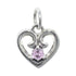 CP3061 Pink Stone Charm - Selah925.com