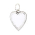 CP3062 White Heart Charm - Selah925.com